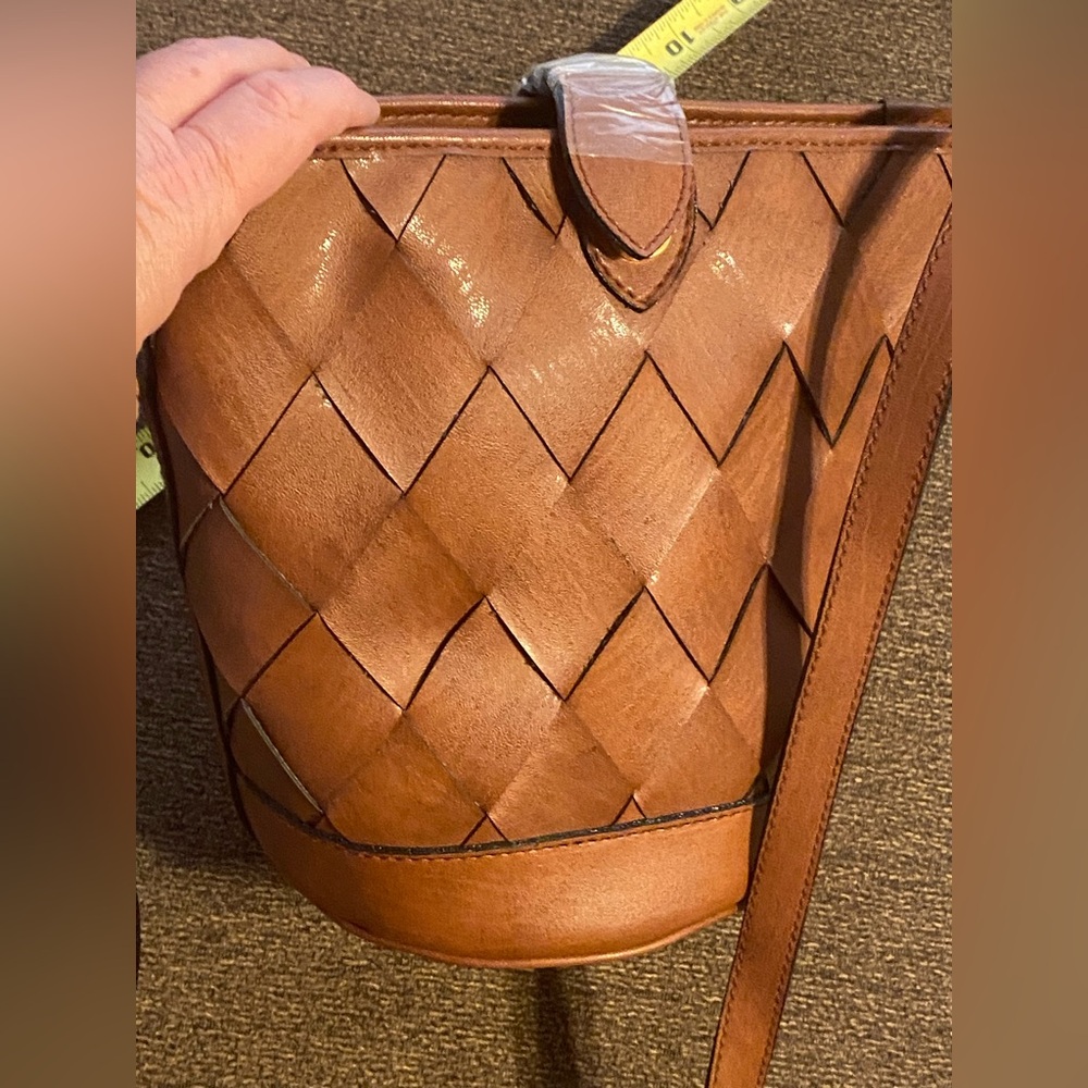 VNTG Etra Vegan Leather Woven purse bag chic boho hippy vibes
